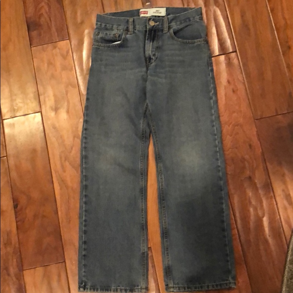 Boys size 12 regular Levi 505 straight leg jeans